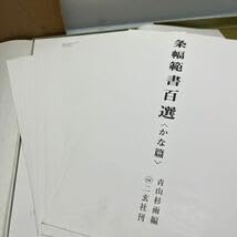 Amazon.co.jp: H1114書道2冊セット条幅範書百選 漢字篇 かな篇